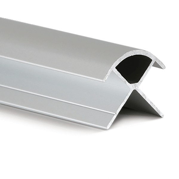Neptune Aluminium Satin Finish 10mm External Corner 2.4m image